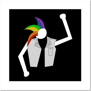 Rainbow Punk Posters and Art